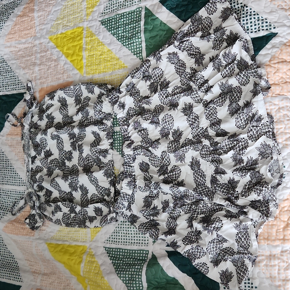 Girl's Pineapple Top and Skirt